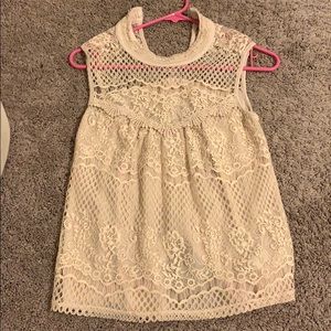 Lace tank top